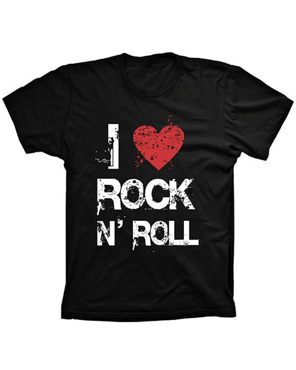 I Love Rocks Button Up Camiseta I LOVE ROCK – VIP Merch