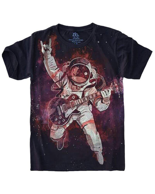 Camiseta Astronauta Guitarrista
