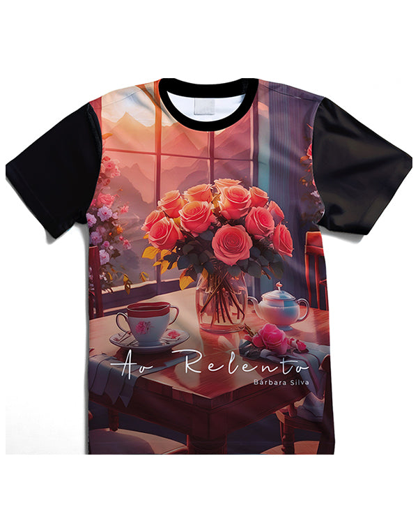 Camiseta Bárbara Silva Ao Relento Flores