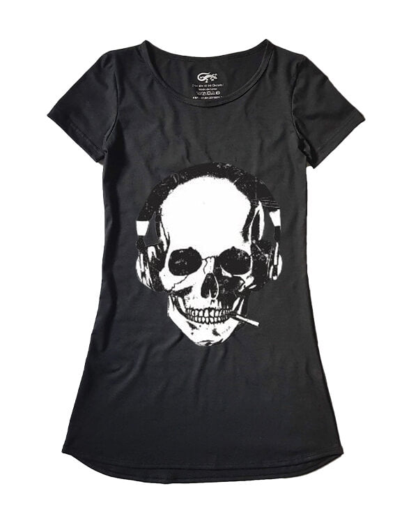 Vestido Caveira de Fone